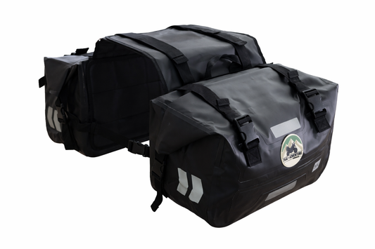 Alforjas Moto Trail & Adventure 30L Waterproof PVC – Traseras – Par