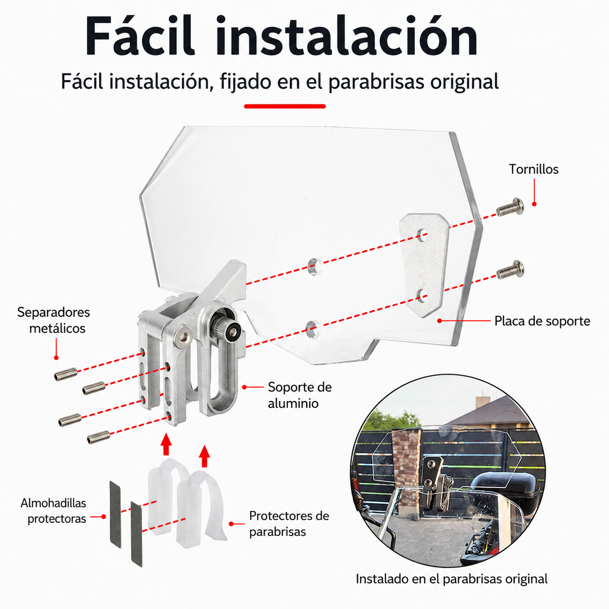 Deflector - Extensor De Parabrisas