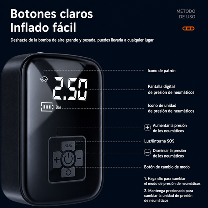Compresor de Aire Inalámbrico 150 PSI