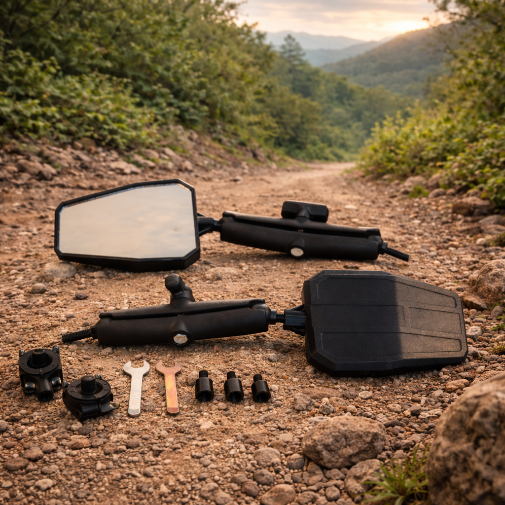 Espejos para Moto Off Road Abatibles