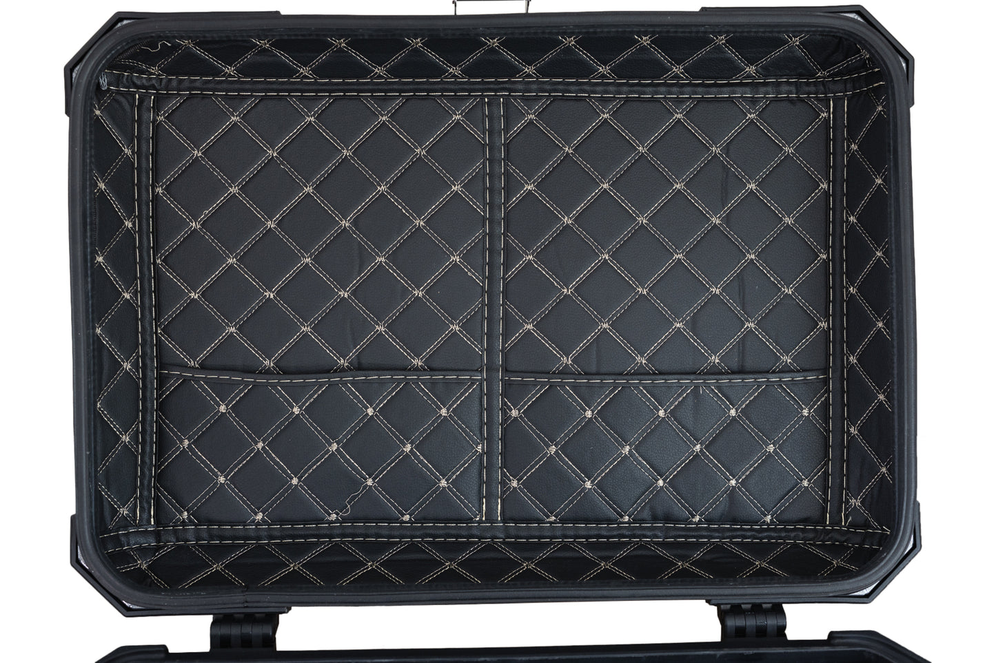 Baúl Trasero de Aluminio 65L para Moto Trail & Adventure – Base Universal – Resistente al Agua
