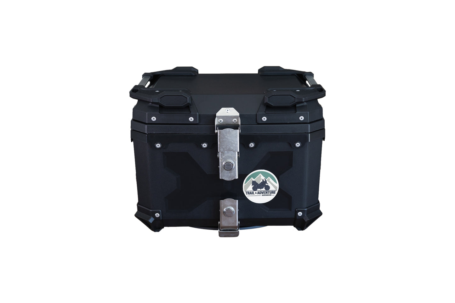 Baúl Trasero 45L para Moto Trail & Adventure – Base Universal – Doble Cerradura