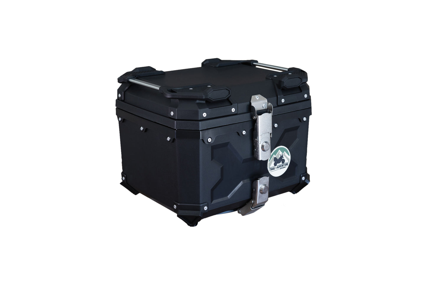 Baúl Trasero 45L para Moto Trail & Adventure – Base Universal – Doble Cerradura