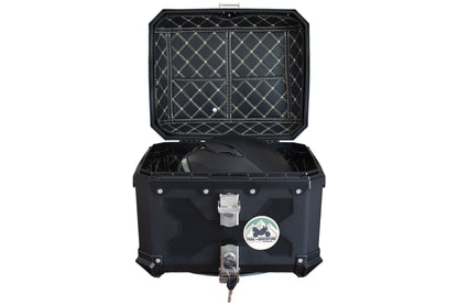Baúl Trasero 45L para Moto Trail & Adventure – Base Universal – Doble Cerradura