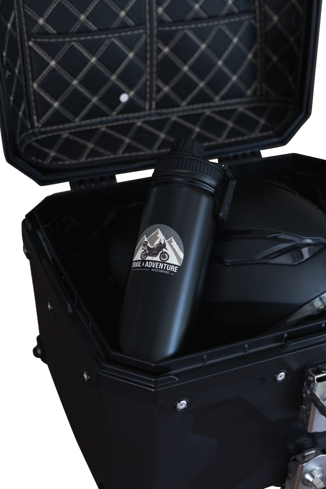 Baúl Trasero 45L para Moto Trail & Adventure – Base Universal – Doble Cerradura
