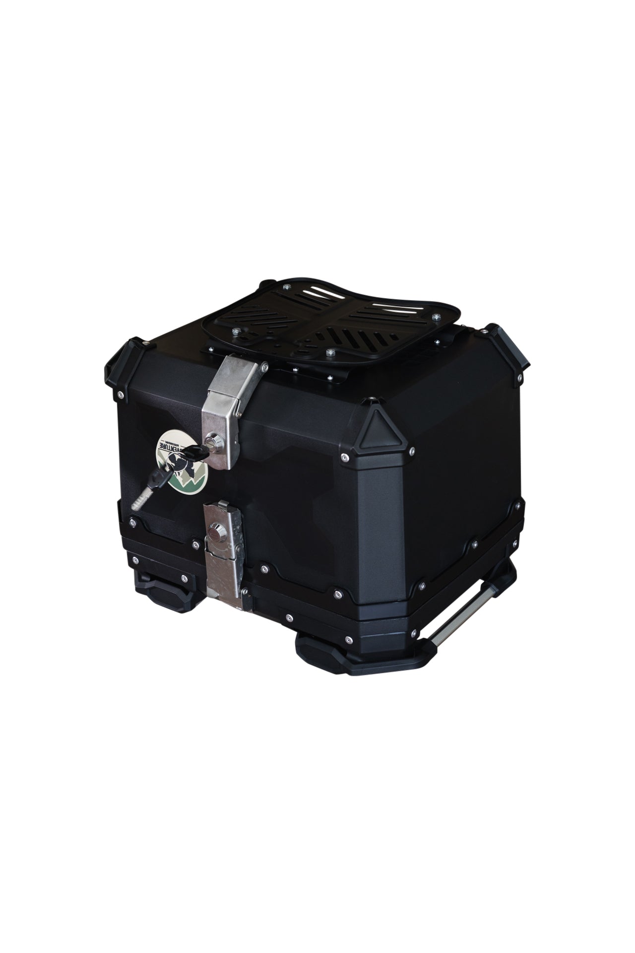 Baúl Trasero 45L para Moto Trail & Adventure – Base Universal – Doble Cerradura