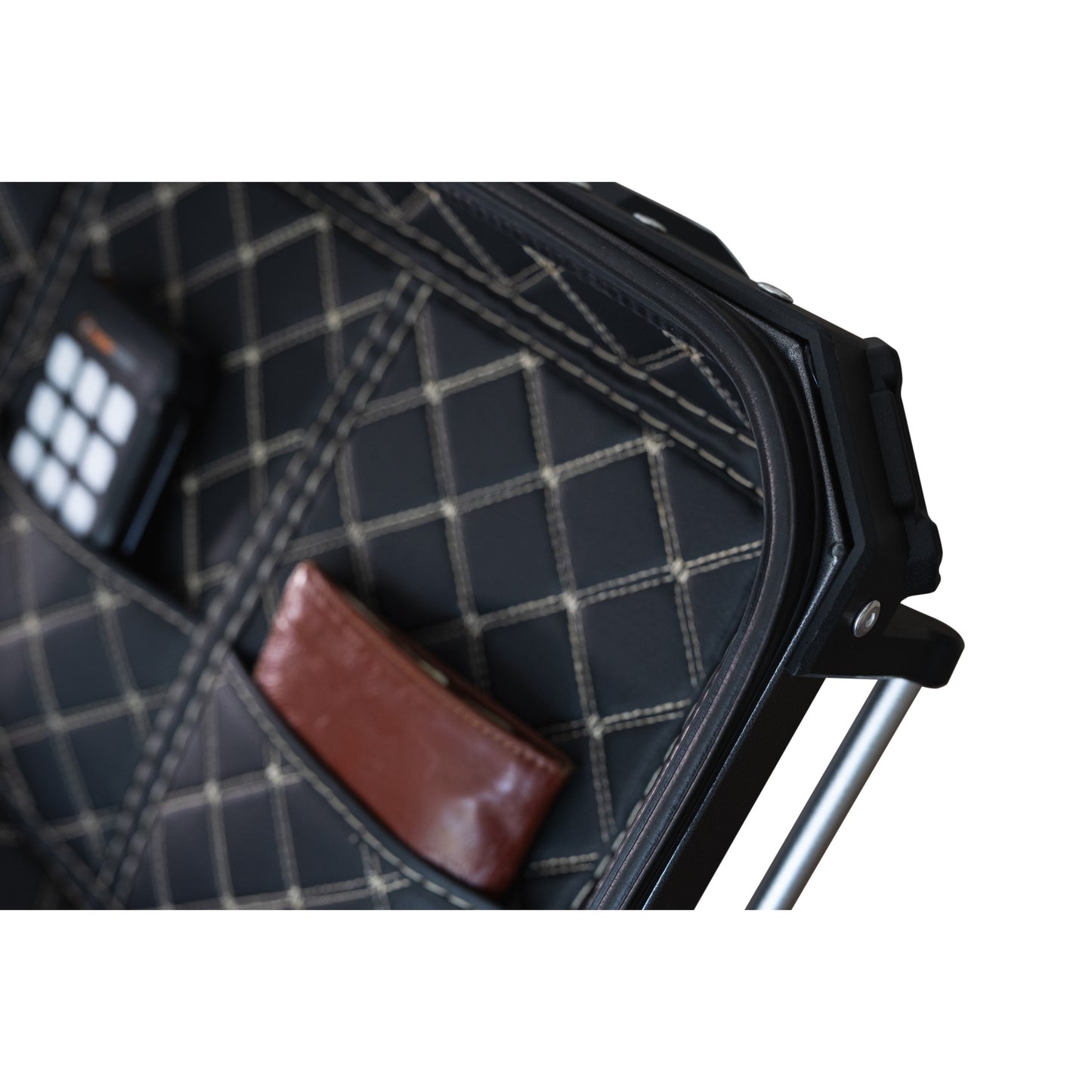 Baúl Trasero de Aluminio 45L para Moto Trail & Adventure – Base Universal – Resistente al Agua