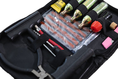 Kit de Reparación de Pinchazos Tubeless para Moto / ATV / UTV con CO₂ – Trail & Adventure