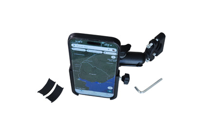 Soporte Celular Moto Aluminio Tipo RAM – Fijación Firme Manillar 22 a 32 mm