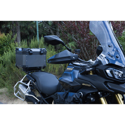 Baúl Trasero de Aluminio 45L para Moto Trail & Adventure – Base Universal – Resistente al Agua