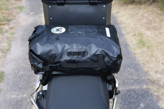 Mochila Impermeable Moto 30L PVC Trail & Adventure – Waterproof – Roll-Top