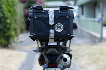 Baúl Trasero 45L para Moto Trail & Adventure – Base Universal – Doble Cerradura