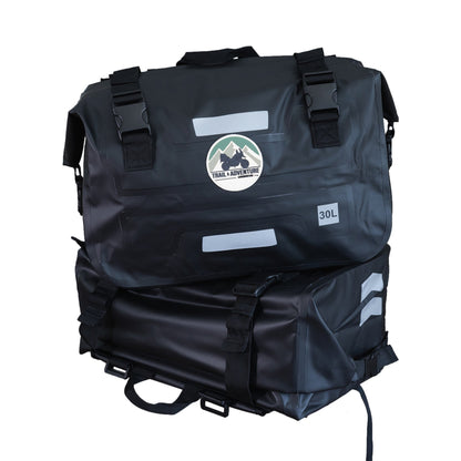 Alforjas Moto Trail & Adventure 30L Waterproof PVC – Traseras – Par
