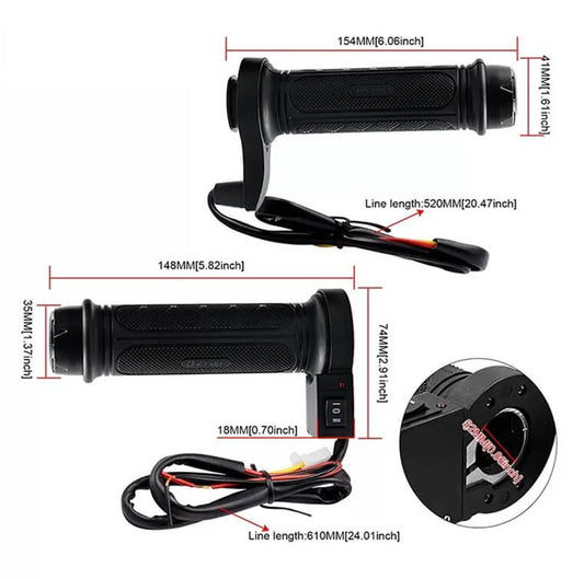 Puños Calefactables Universales 12v